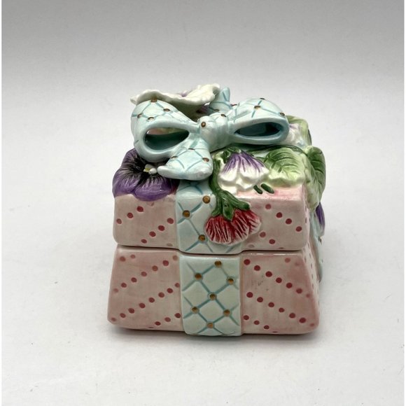 Vtg. Fitz & Floyd Essentials Trinket Box - Picture 4 of 7